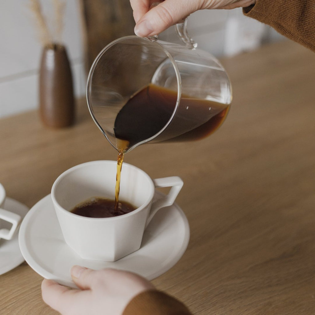 KINTO OCT CUP & SAUCER 220ML WHITE