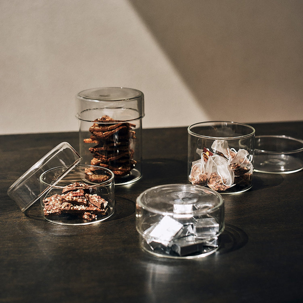 Kinto SCHALE glass case 100x55mm clear 3