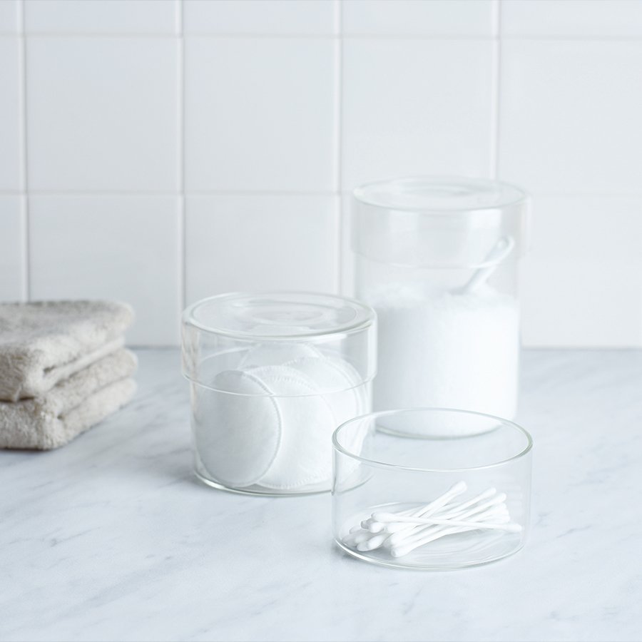 Kinto SCHALE glass case 100x85mm clear 2