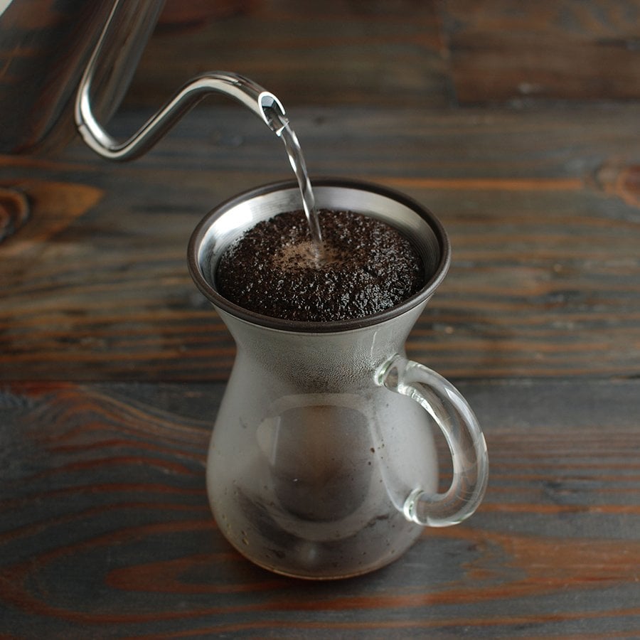 KINTO SCS COFFEE CARAFE SET 2CUPS STAINLESS STEEL