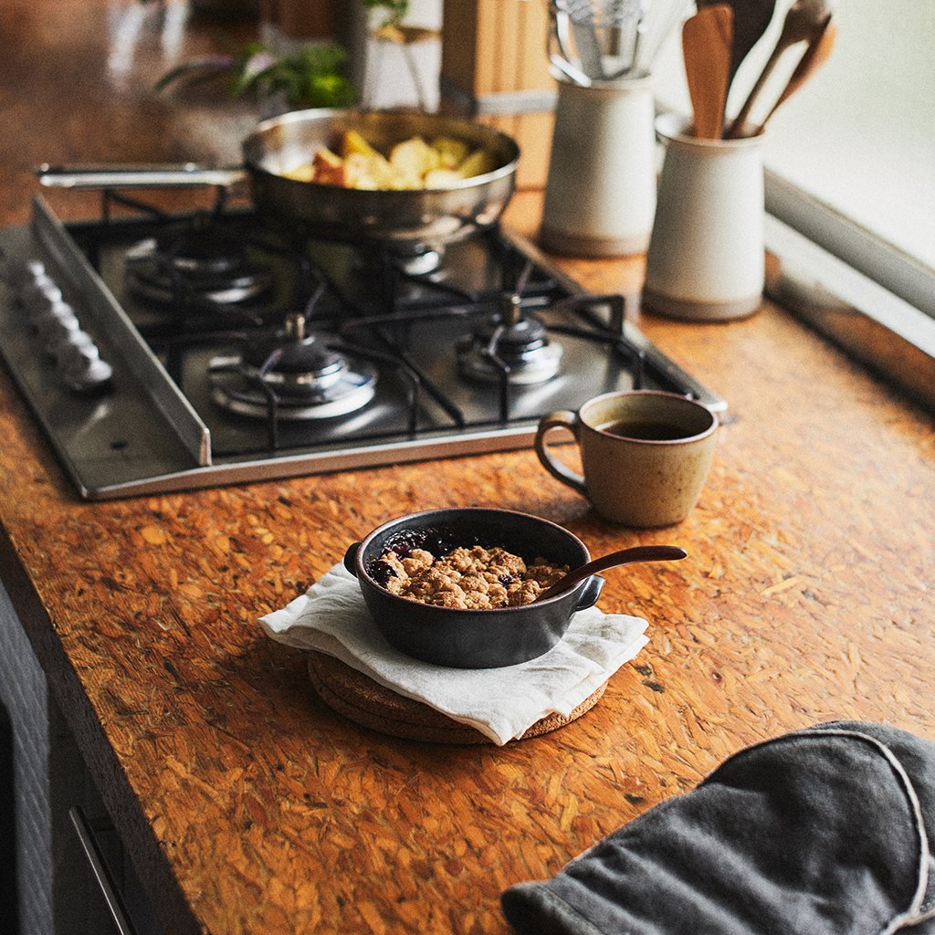 Kinto TERRA grill dish 145mm beige 2