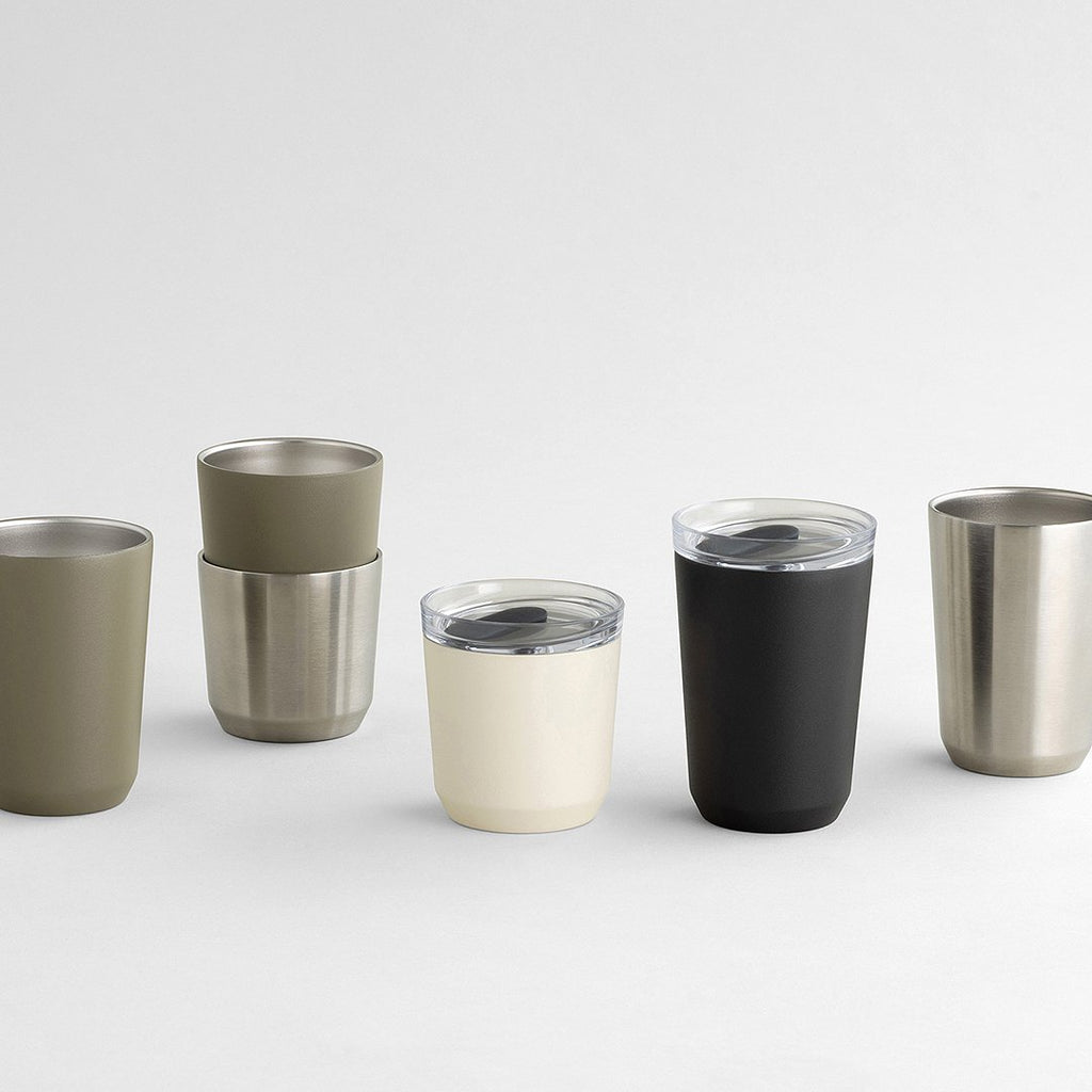 KINTO TO GO TUMBLER 240ML WITH PLUG BLACK
