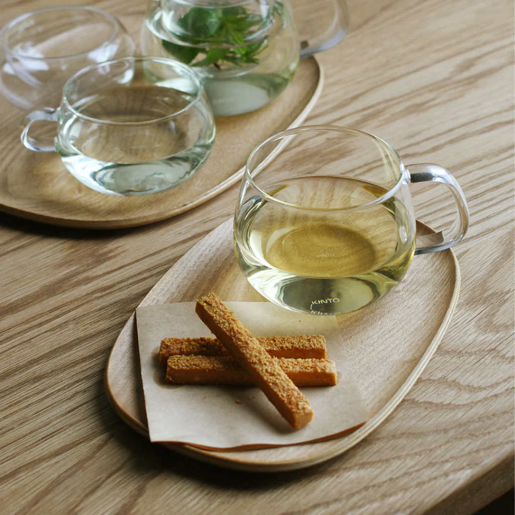Kinto UNITEA cup & tray 210mm willow 3