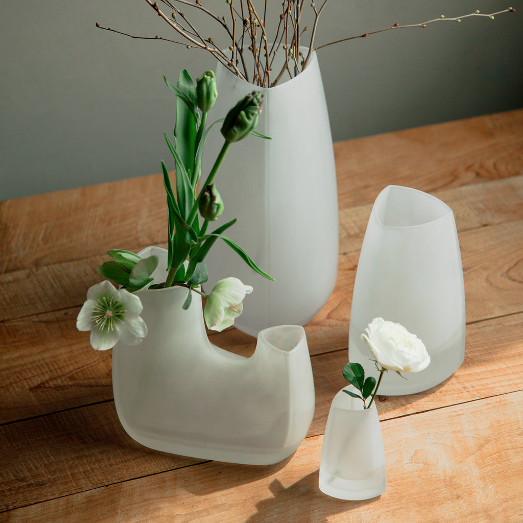 KINTO TRE VASE 115X200MM WHITE
