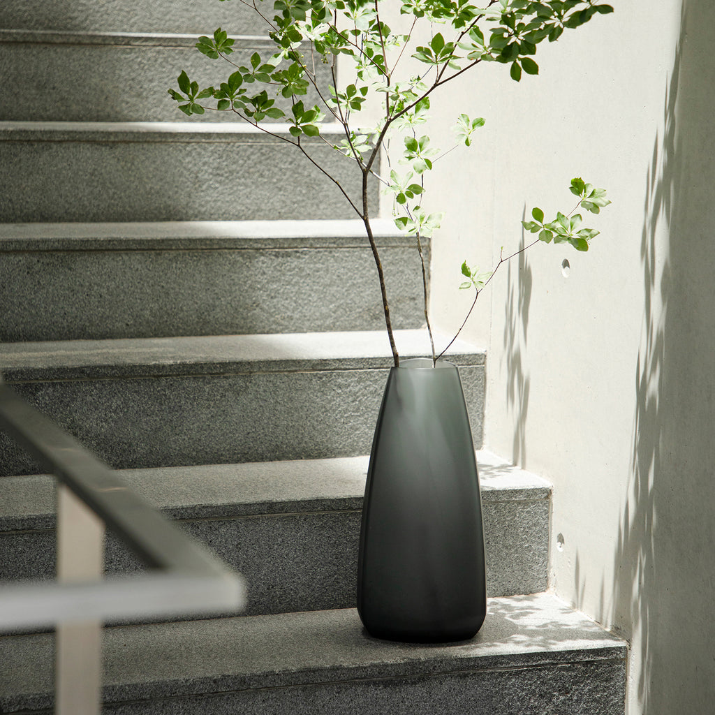 KINTO TRE VASE 200X420MM  SMOKE