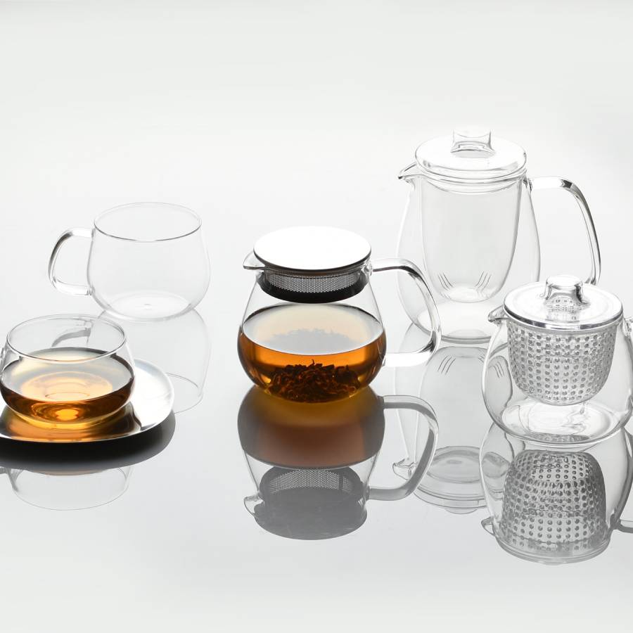 Kinto UNITEA one touch teapot 460ml clear 5